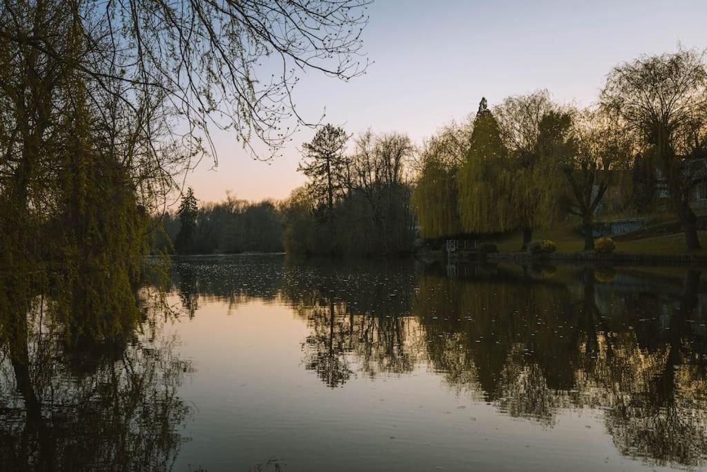 Le Chalet Du Bout Du Monde, En Bord De Riviere ! Grez-sur-Loing المظهر الخارجي الصورة